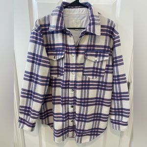 Trendy plaid Shacket